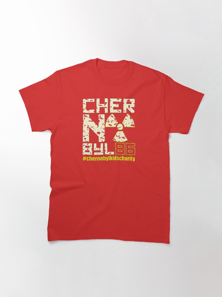 Alternate view of Chernobyl nuclear disaster. 1980s protest graphics Classic T-Shirt