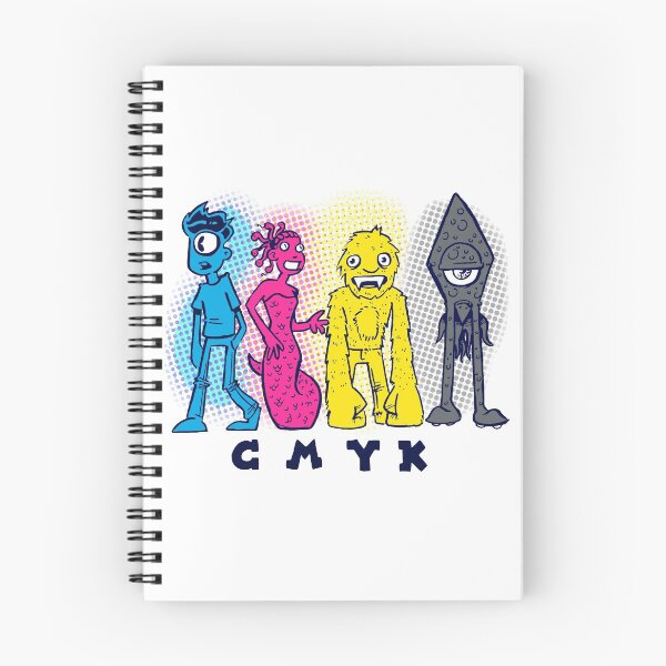 Artikelvorschau, CMYK: Cyclops Medusa Yeti Kraken entworfen und verkauft von nickfolz.