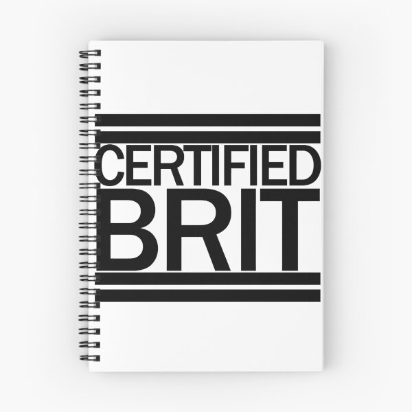 Item preview, Certified Brit Bold Text design designed and sold by GetItGiftIt.