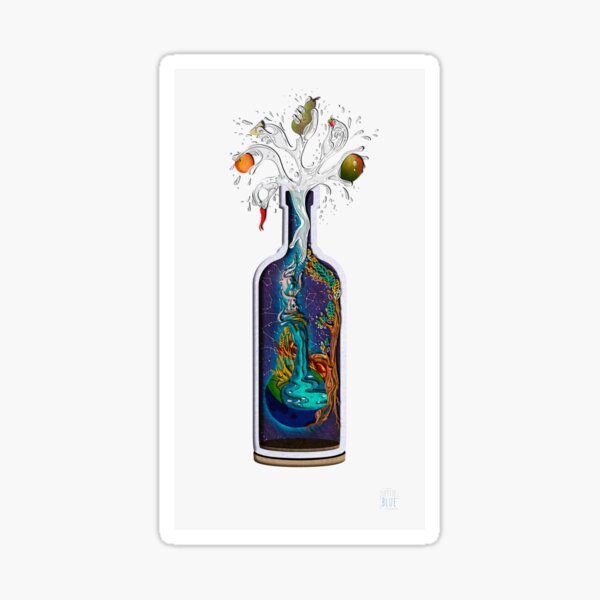 A terrarium for our planet Sticker