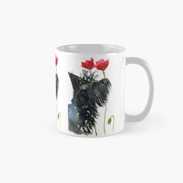 Item preview, Scottie Dog 'Poppies' designed and sold by archyscottie.