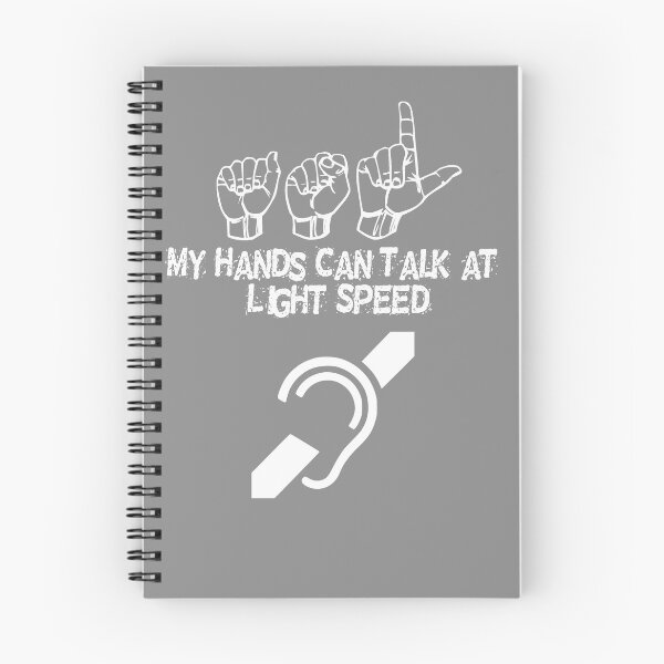 Item preview, My Hands Talk at Light Speed - ASL Design designed and sold by Hindsight-2020.