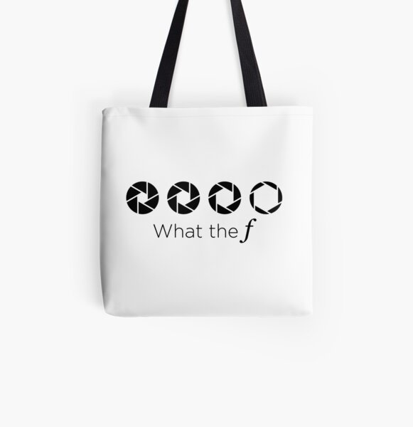 WHAT THE F All Over Print Tote Bag