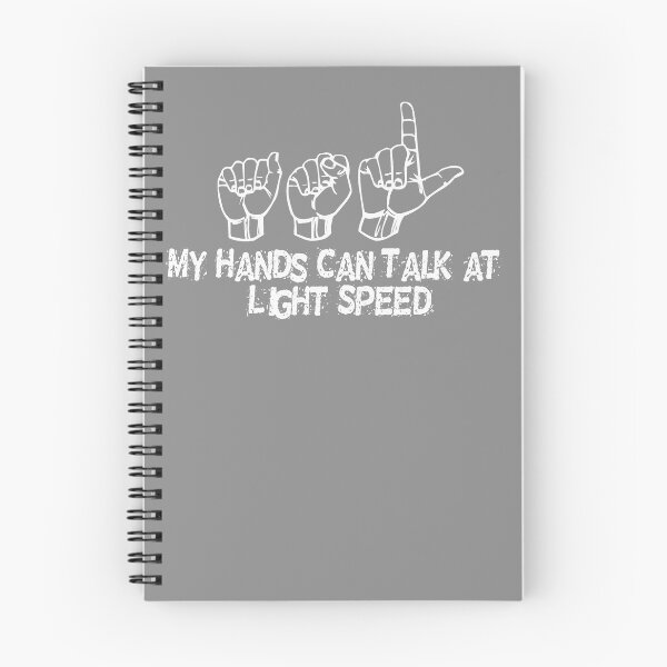 Item preview, My Hands Talk at Light Speed - ASL Design designed and sold by Hindsight-2020.