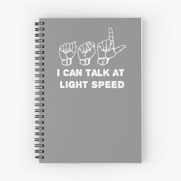 Item preview, My Hands Talk at Light Speed - ASL Designs designed and sold by Hindsight-2020.