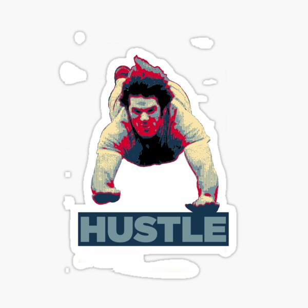 Vista previa del artículo con la obra «Charlie Hustle», diseñado y vendido por TheLawdog.