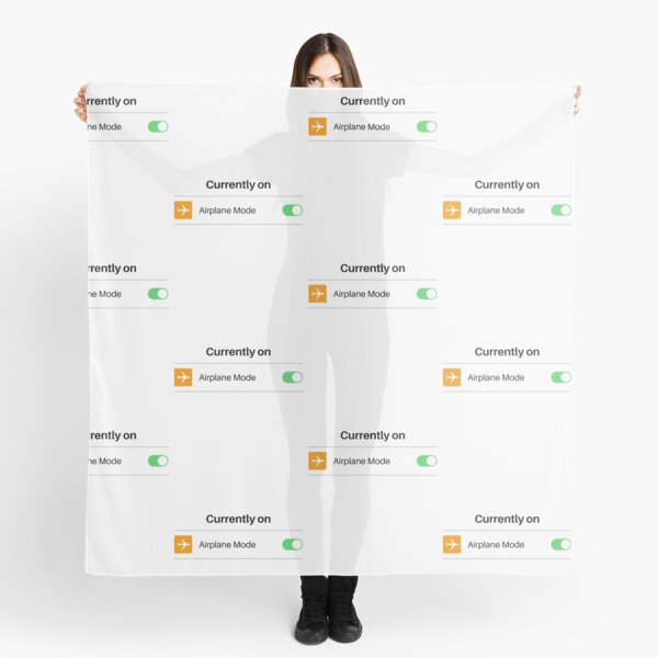 Air Plane Mode Scarf By Creativeunds Redbubble - number song logan paul roblox id
