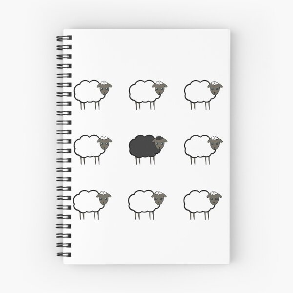 Item preview, Black Sheep Odd One Out design designed and sold by GetItGiftIt.