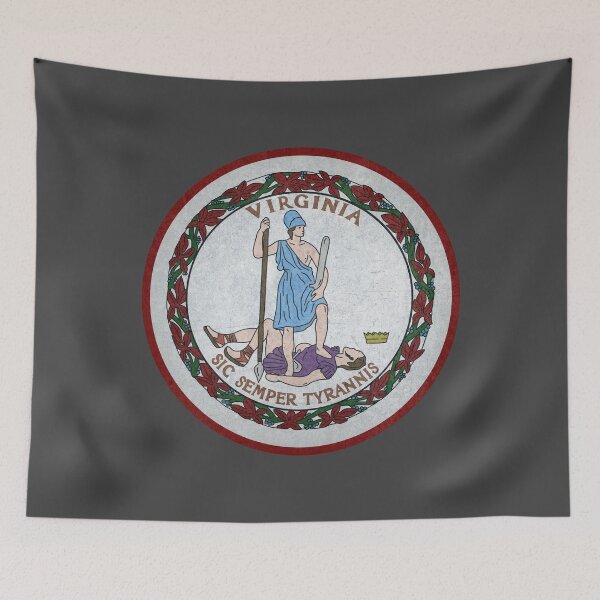 Item preview, Virginia State Flag designed and sold by HawkstoneDesign.