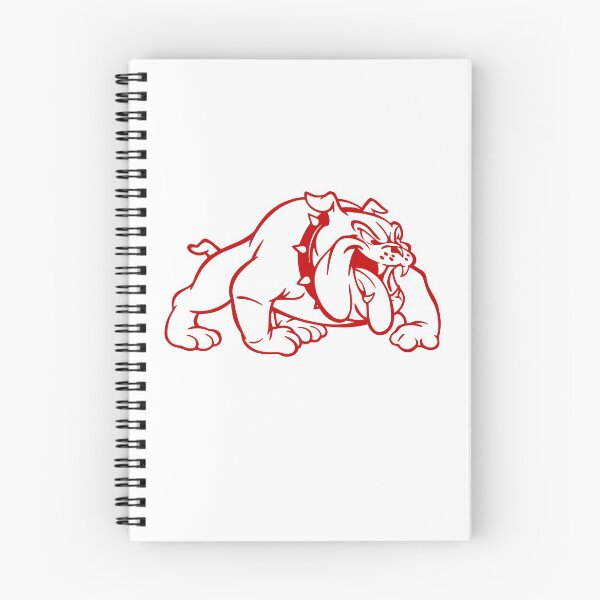 Item preview, Throwback Wilson Football Helmet Logo (White Bulldog) designed and sold by The Bulldog Hour.