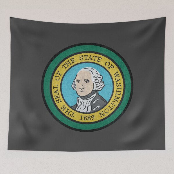 Item preview, Washington State Flag designed and sold by HawkstoneDesign.