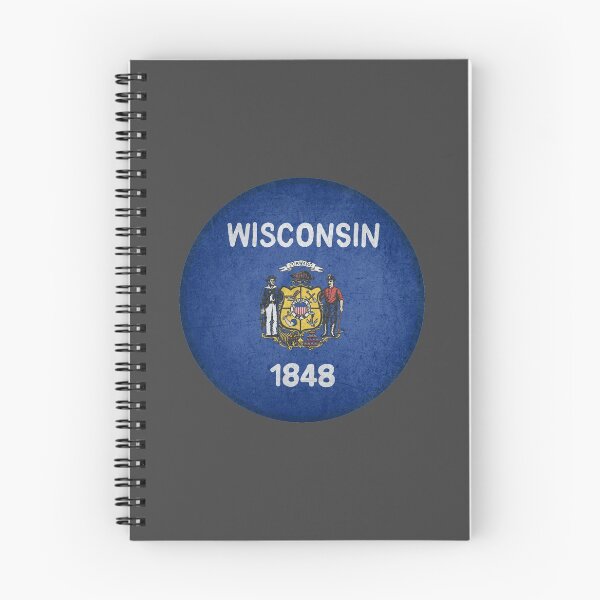 Item preview, Wisconsin State Flag designed and sold by HawkstoneDesign.