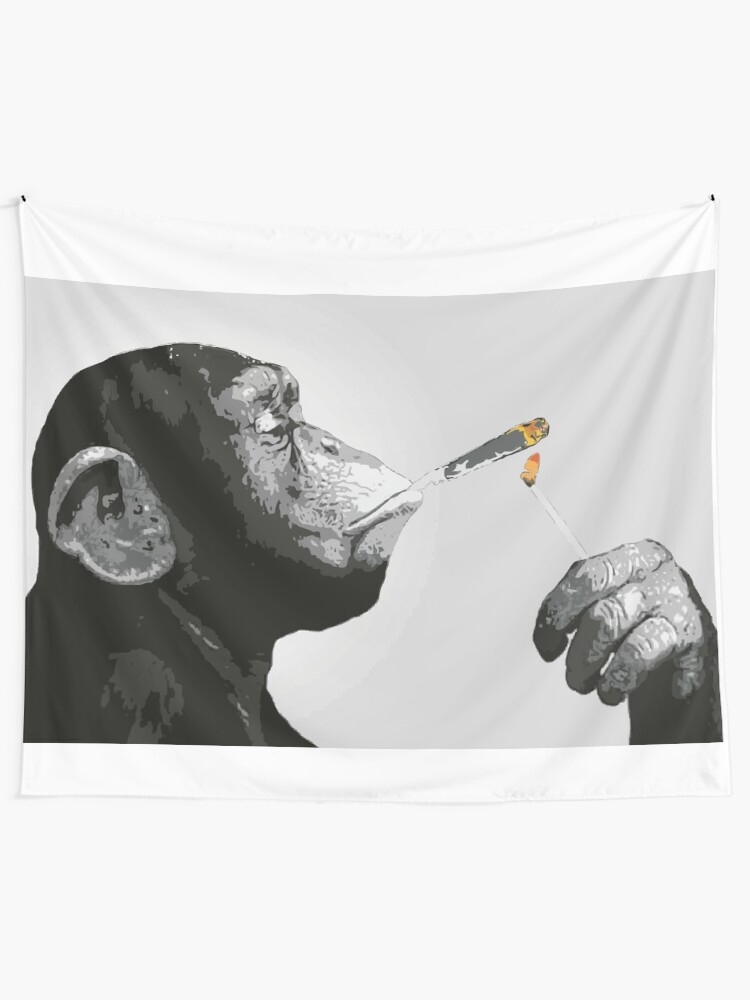 monkey tapestry