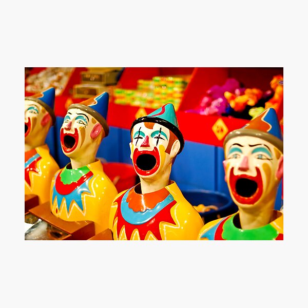 Creepy Clowns Photographic Print