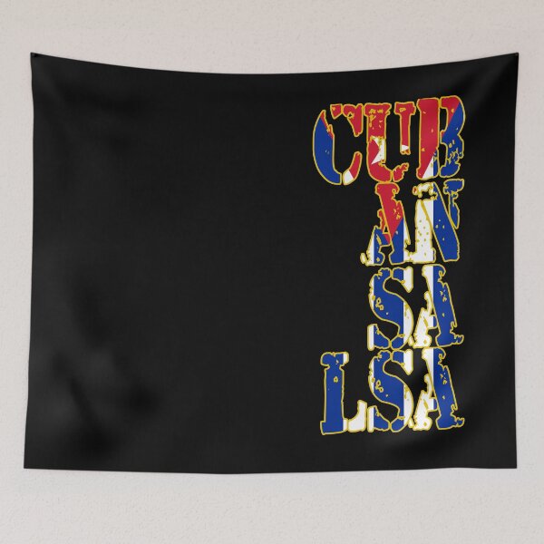 Artikelvorschau, Cuban Salsa Dance - Cuba Flag - Salsa Tänzer Geschenk entworfen und verkauft von Dubbra.
