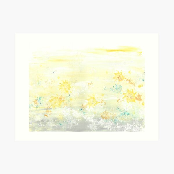 Botanical Impressions: DANDELIONS Art Print