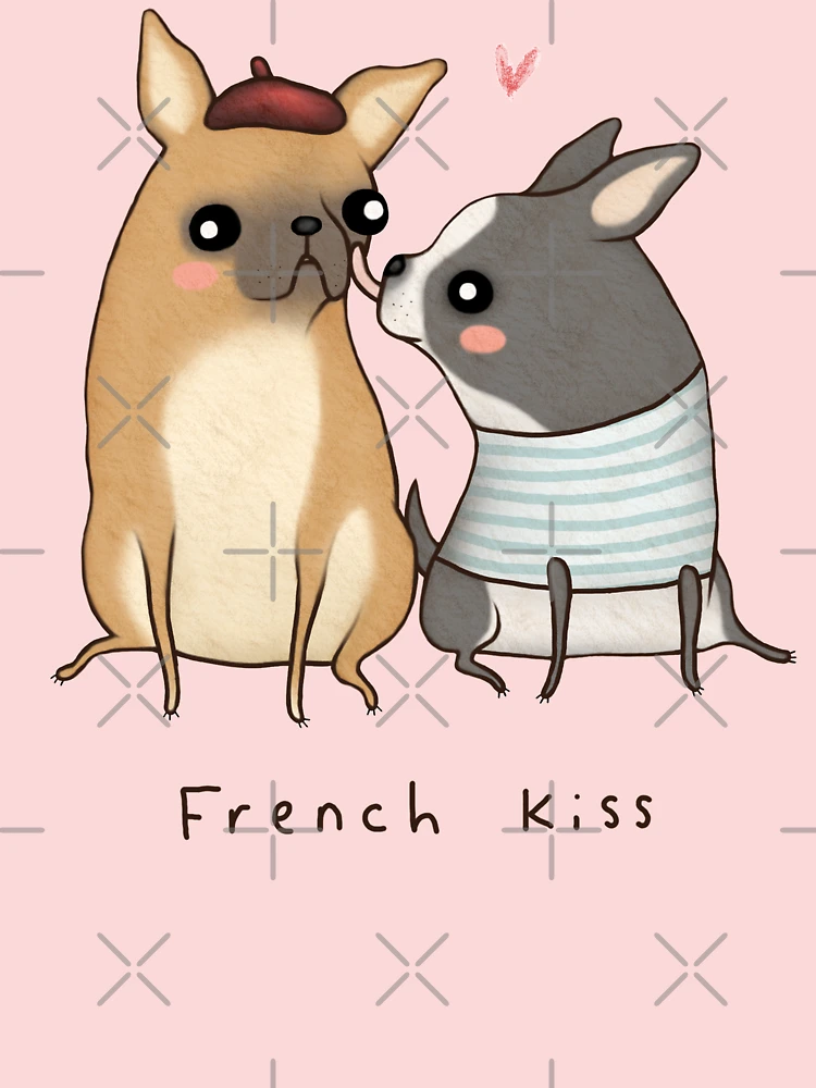 How to Draw French kiss (Easy) 🙈 #Shorts 
