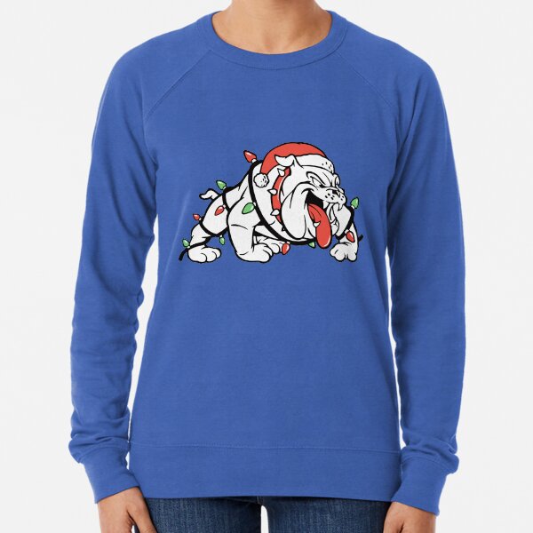 Holiday Bulldog Lightweight Sweatshirt