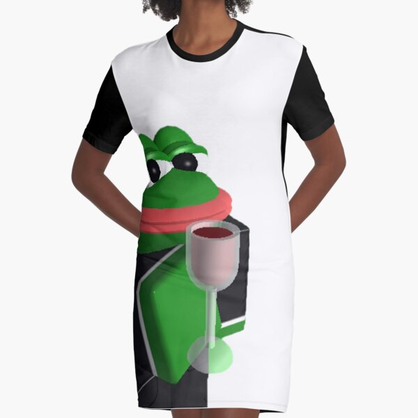 Pepe Roblox Meme Graphic T Shirt Dress By Boomerusa Redbubble - derpy hooves gala dress roblox dress meme on meme