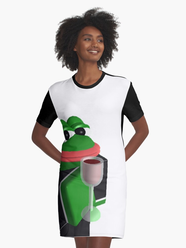 Pepe Roblox Meme Graphic T Shirt Dress By Boomerusa Redbubble - roblox hazmat suit shirt