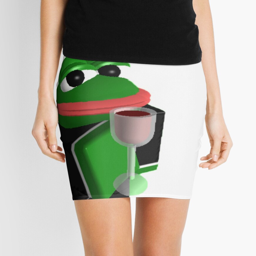 Pepe Roblox Meme Mini Skirt By Boomerusa Redbubble - pepe roblox meme mini skirt