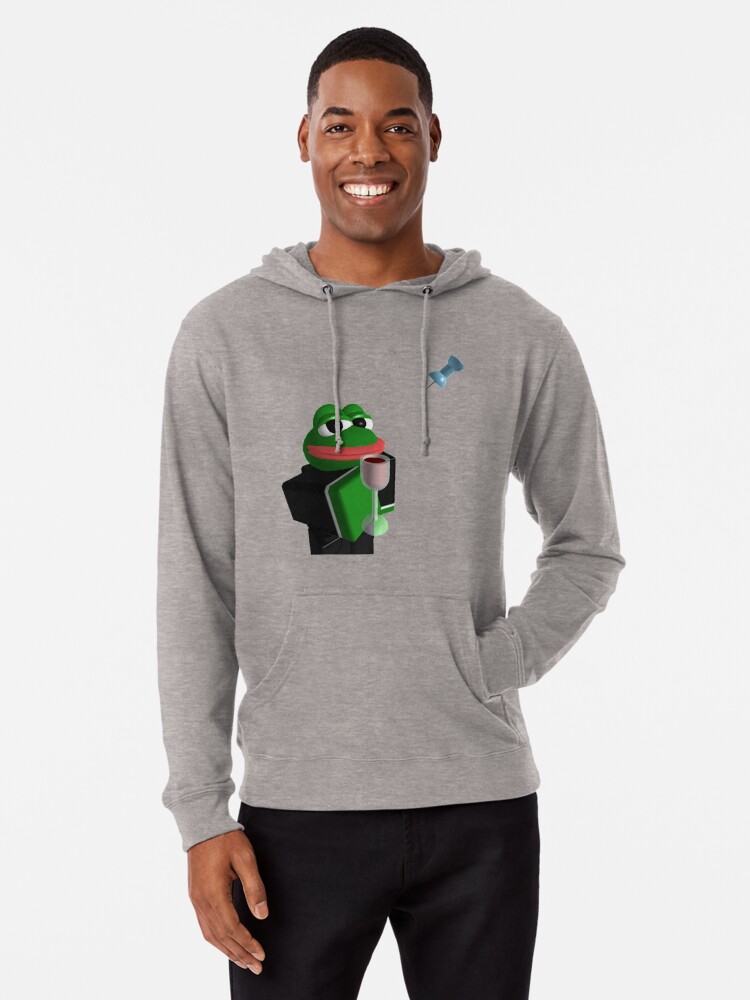 Pepe Roblox Meme Lightweight Hoodie By Boomerusa Redbubble - pepe pepe roblox