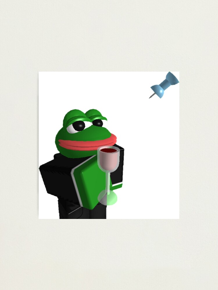 Pepe Roblox Meme Photographic Print By Boomerusa Redbubble - 29 best roblox images play roblox games roblox roblox memes
