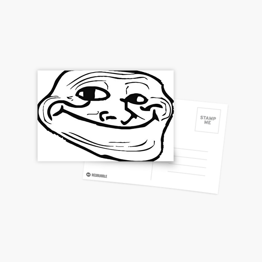 Troll Face Meme Laptop Skin By Boomerusa Redbubble - problem troll face problem roblox troll meme on meme