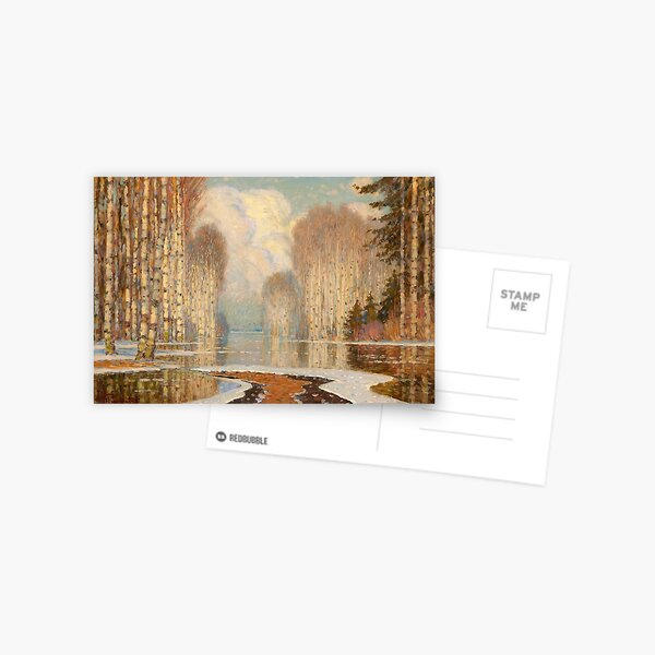 Item preview, Vilhelms Purvitis - Riverscape designed and sold by ArtExpression.