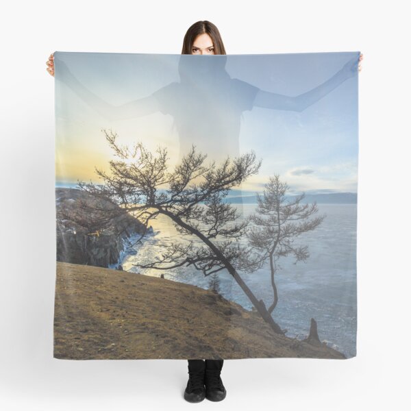Harsh beauty of lake Baikal Scarf