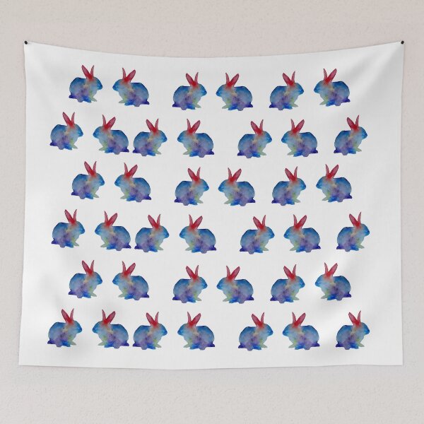 Item preview, Watercolor Rabbits designed and sold by Manitarka.
