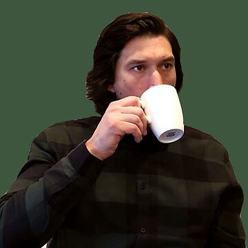 Imagen de la obra Adam Driver bebiendo té / café Meme de goon-squad