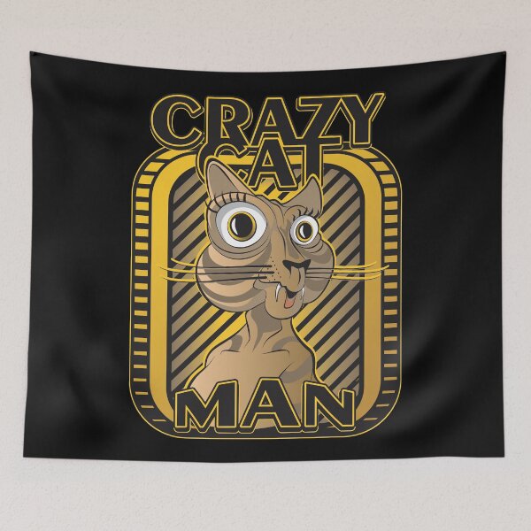 Item preview, CRAZY CAT MAN designed and sold by MontanaJack.