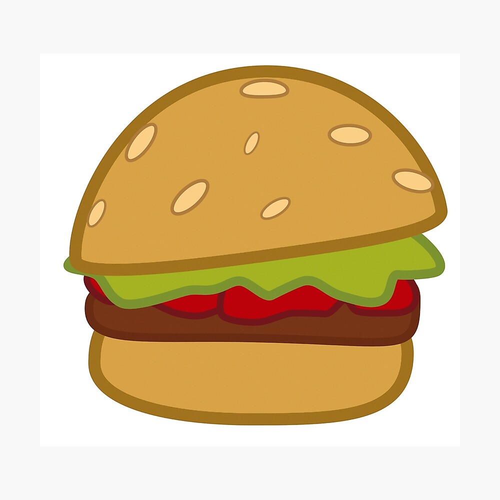 Cartoon burger
