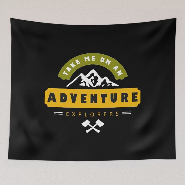 Item preview, Take Me On An Adventure Mountain Hiking Camping Gift designed and sold by MintedFresh.
