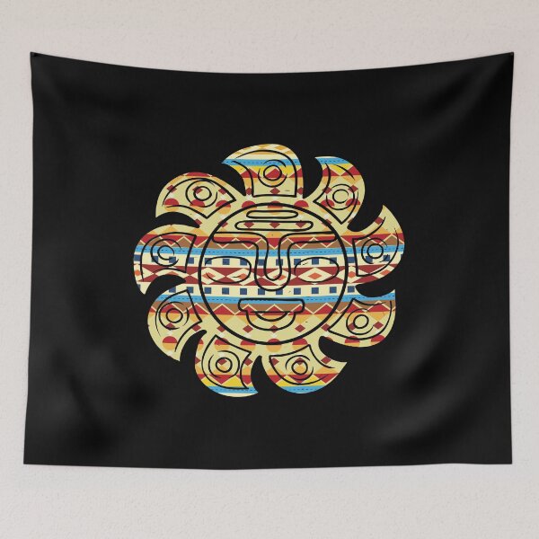 Item preview, Aztec Sun Ancient Mayan Mexican  designed and sold by MintedFresh.