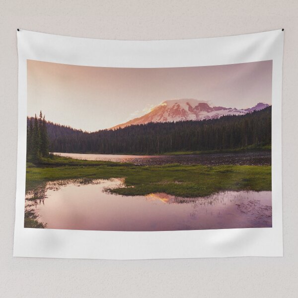 Aperçu de l'œuvre Mt. Rainier Reflection créée et vendue par Mike's Monsters!.