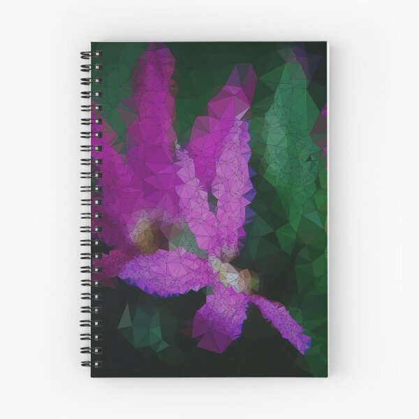 Item preview, Triangulated, Low Poly Purple Flowers designed and sold by Heathermarie321.
