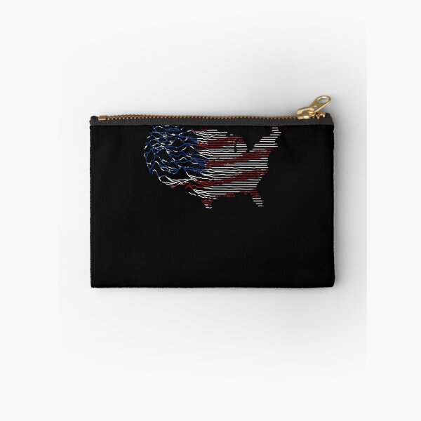 Item preview, USA Flag Map Mountain Range designed and sold by Mile Marker Brands.