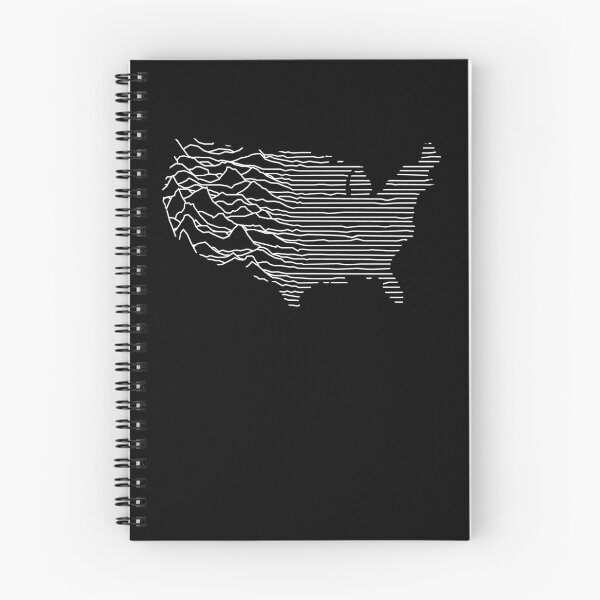 Item preview, USA Flag Map Mountain Range designed and sold by Mile Marker Brands.
