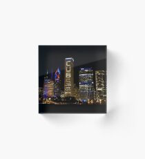 Cubs Symmetrische Skyline Chicago Acrylblock