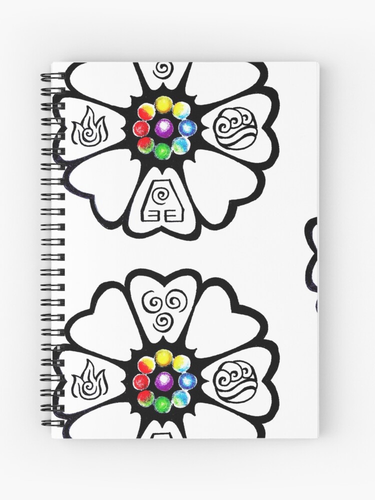 White Lotus Pai Sho Tile Spiral Notebook By Gabatron3000 Redbubble