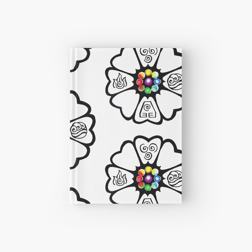 White Lotus Pai Sho Tile Hardcover Journal By Gabatron3000 Redbubble
