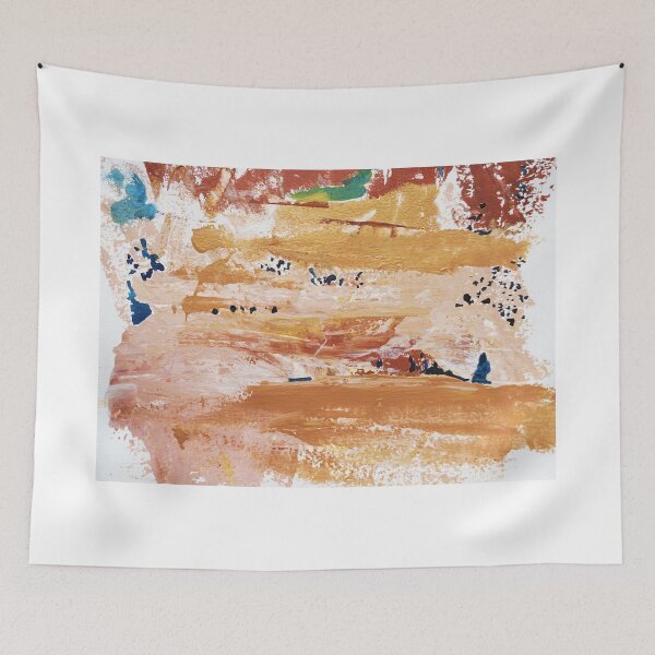 Item preview, Modern abstract terracotta...in gold designed and sold by Myartspace.