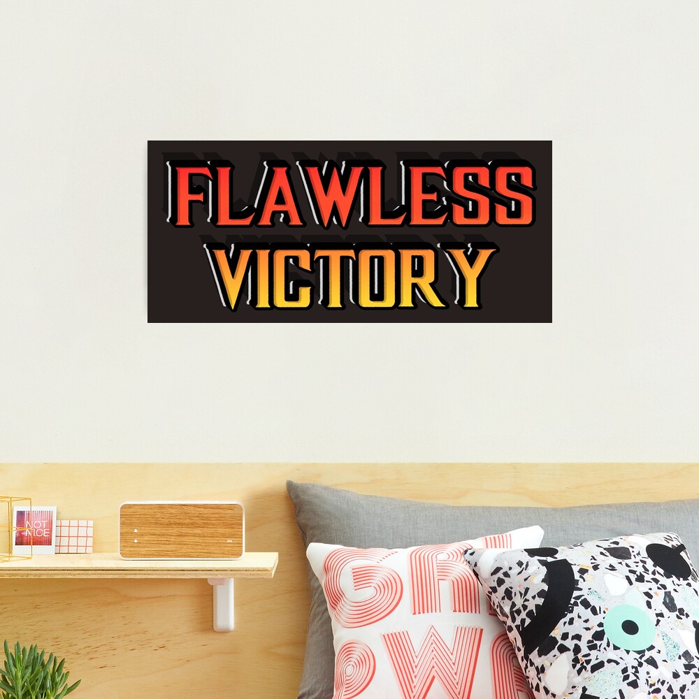 Flawless Victory | Mortal Kombat | Mortal Kombat 11 | Art Board Print