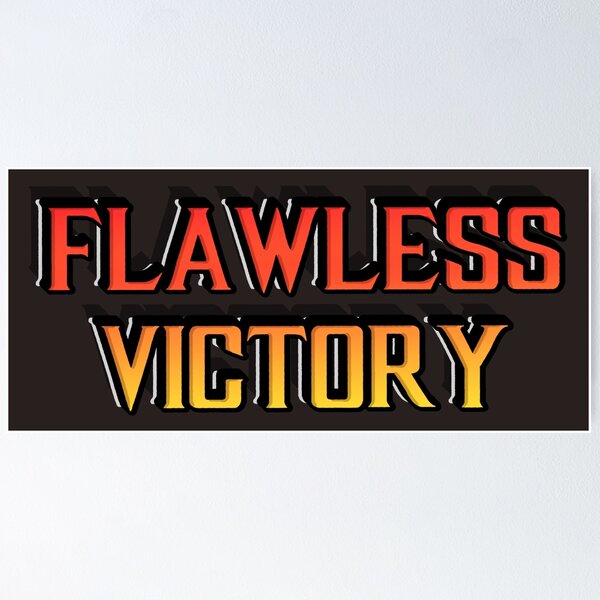 Flawless Victory' Poster, picture, metal print, paint by Steel Canvas  Creations