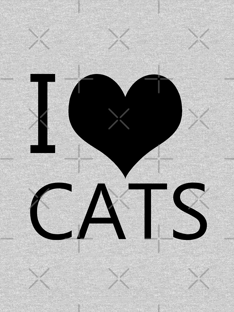 I Heart Cats, I Love Cats by tribbledesign