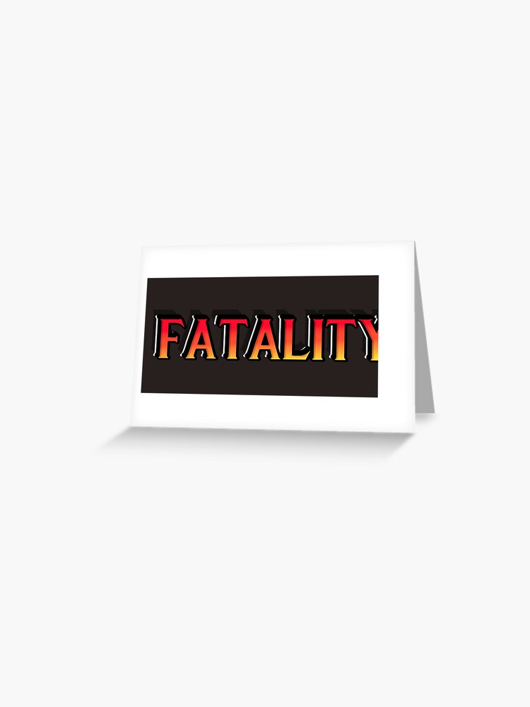 Fatality, Mortal Kombat, Mortal Kombat 11 Sticker for Sale by surik