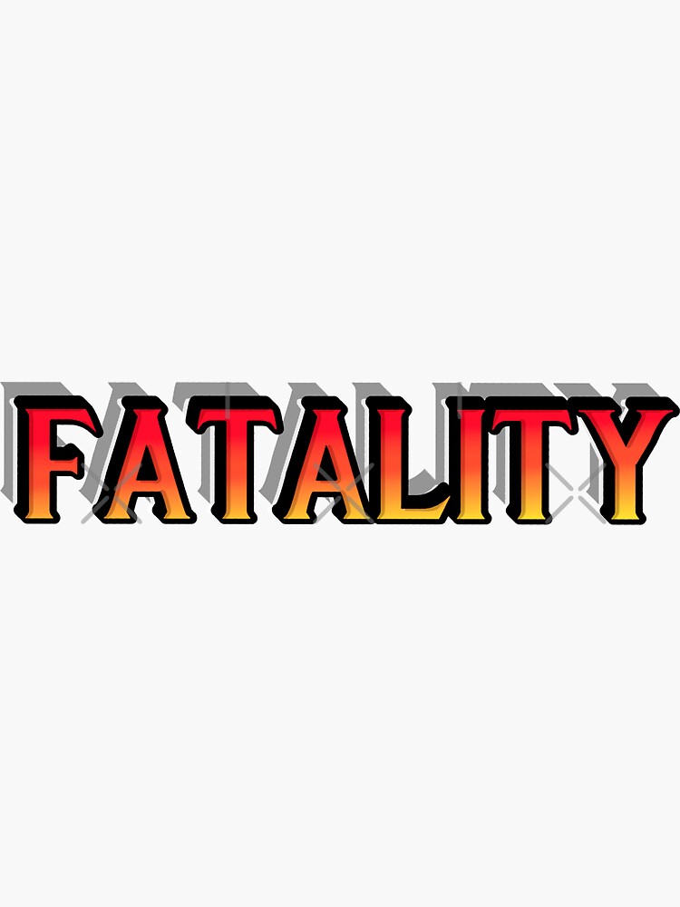 Fatality, Mortal Kombat, Mortal Kombat 11 Sticker for Sale by surik