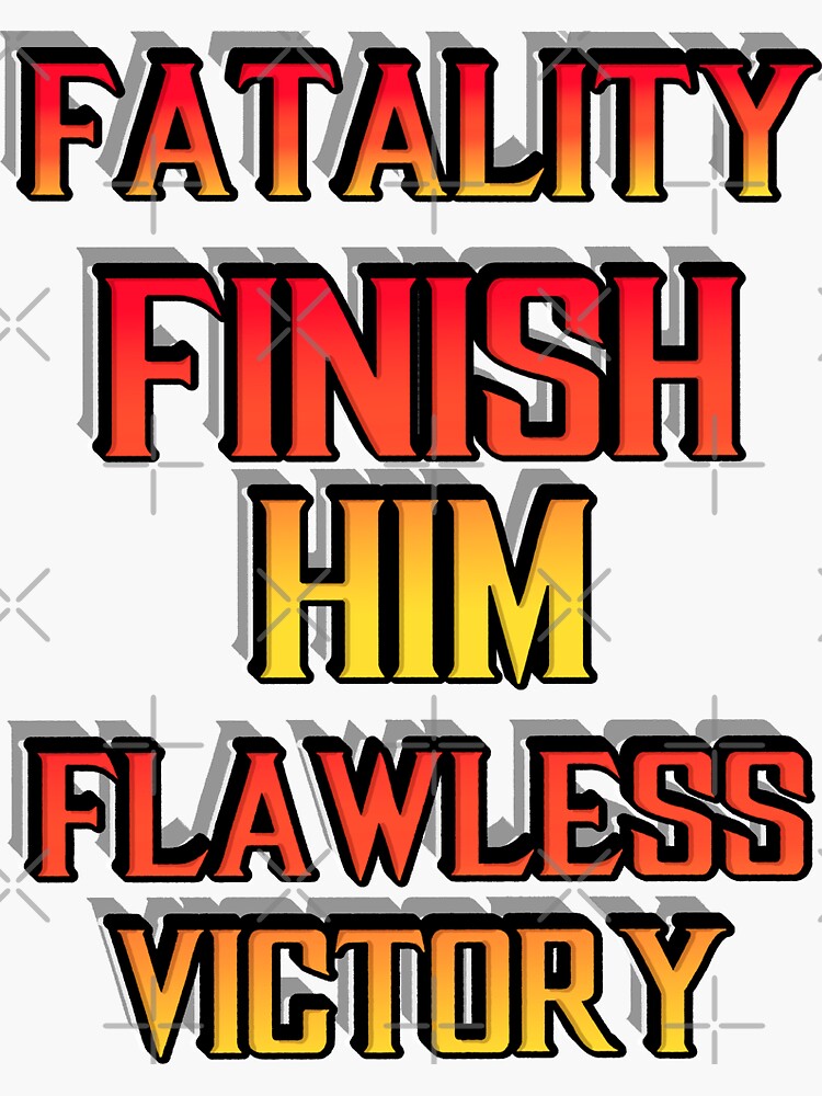 Fatality, Mortal Kombat, Mortal Kombat 11 Sticker for Sale by surik